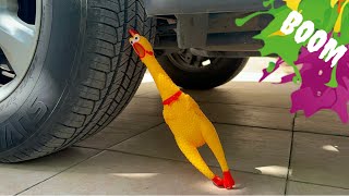 CRUSHING SOFT & CRUNCHY THINGS by CAR! | So Relaxing!!! screenshot 4