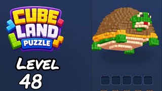 Cube Land Puzzle Level 48 Walkthrough