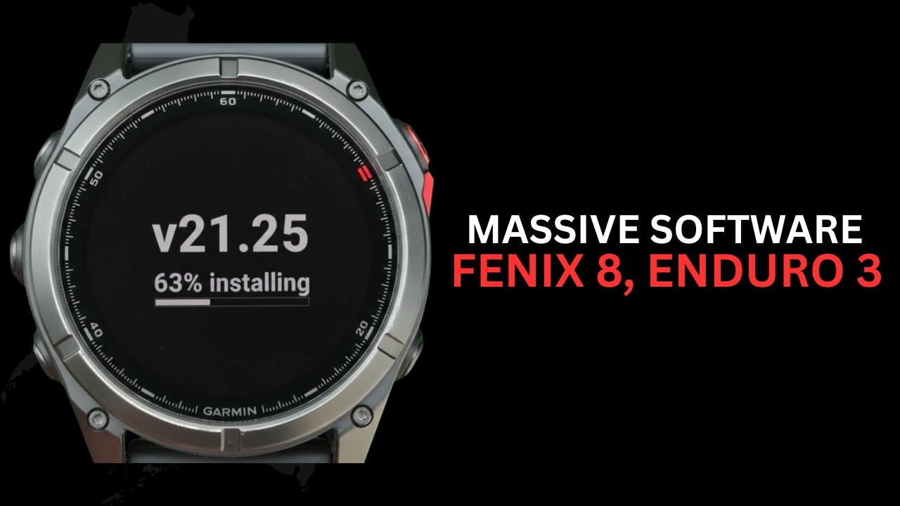 Масштабное обновление программного обеспечения v21.25: добавлено 13 новых функций для Fenix ​​8, ...
