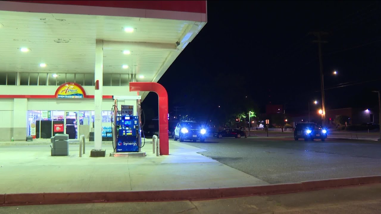 Police respond to shooting call at Richmond gas station - YouTube