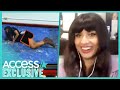 Jameela Jamil Remembers TV Faceplant That Led To Broken Elbow &amp; Lost Tooth