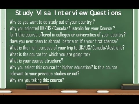 VISA interview tricks and questions plus answers - YouTube