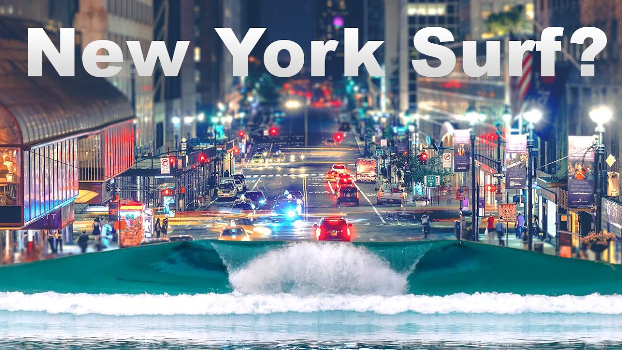 Perfect waves in a New York mall?