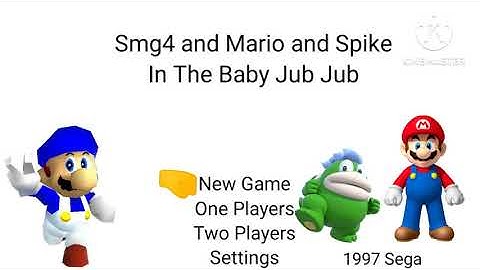 SMG4 and Mario and Spike In the Baby Jub Jub (English SMD Bootleg) Continue and Game Over Screen