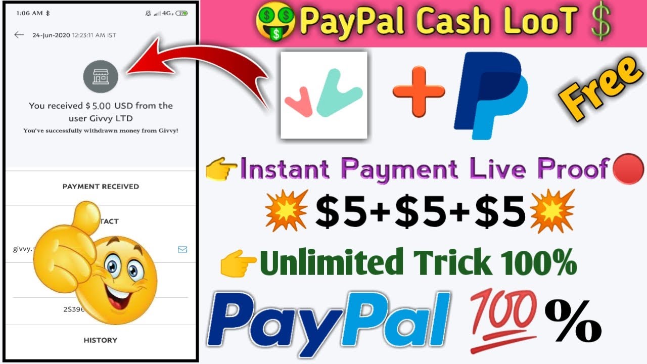 Paypal cash Earning App|New Paypal Cash Earning App 2020 ...