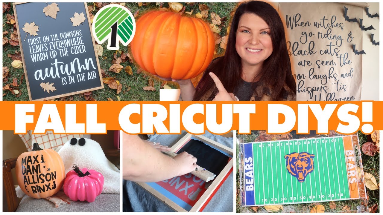 You've gotta see these NEW Fall Cricut Decor DIYs | Cricut beginner ...