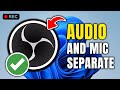How To Record Game Audio &amp; Mic Separately In OBS Studio