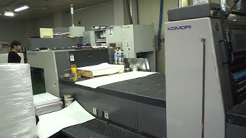 2002 Komori L628 with interdeck UV Offset Printing Machine Sale+918296480078