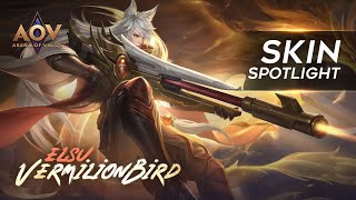 Elsu Vermilion Bird Skin Spotlight - Garena AOV (Arena of Valor)