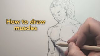 Studying how to draw muscles scrolling IG