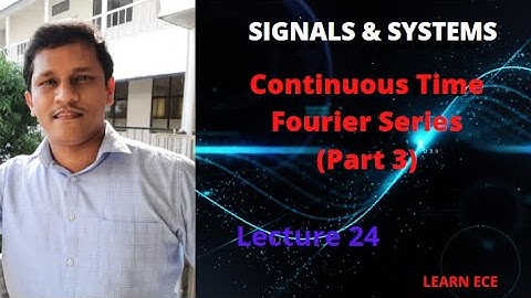 SIGNALS & SYSTEMS KTU: Lecture 24