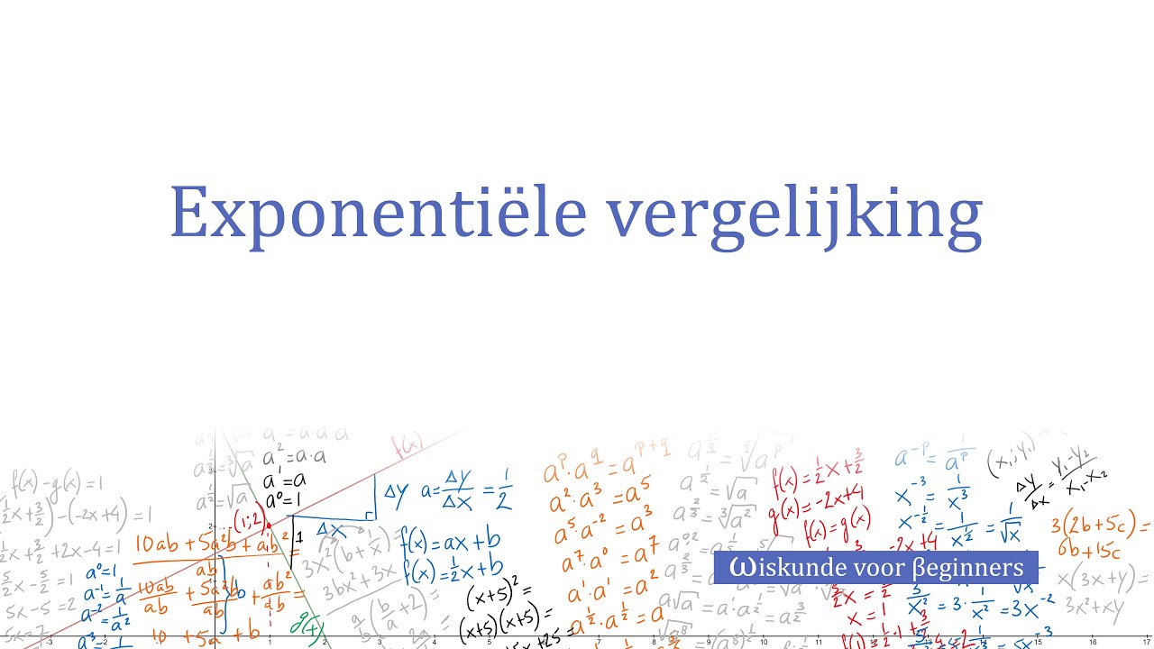 Exponentiële vergelijking