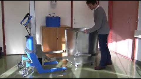 Pronomic Lift and Drive trolley with a turn for Special Vessels