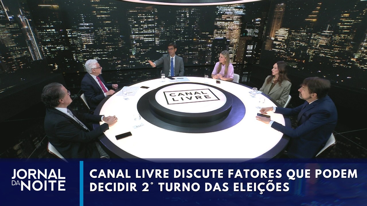 Canal Livre discute fatores que podem decidir 2° turno das eleições | Jornal da Noite