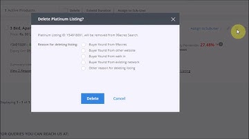 How can I delete my property advertisement?