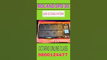 Roland SPD 30🔥 octapad New pattan 🔥 #instruments #piano #music #drums #linndrum #fingerdrumming