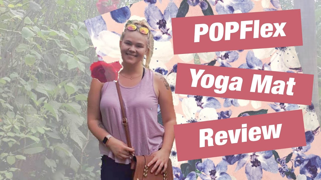 POPFLEX LUXURY SUEDE YOGA MAT REVIEW + YOGA NEWBIE VLOG