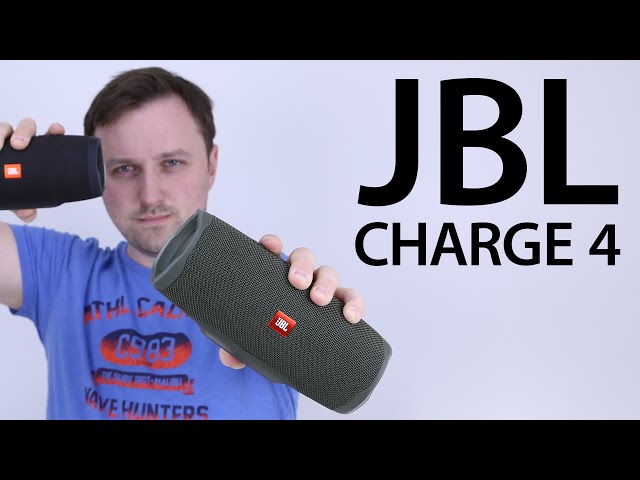 Бездротова портативна акустична система JBL CHARGE 4 Black