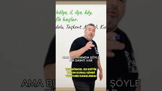 SINAVDA KESİN ÇIKACAK‼️ 50 KRİTİK TDK YAZIM KURALI‼️#tyt #lgs #msu #kpss #ayt #yks #tdk #keşfet