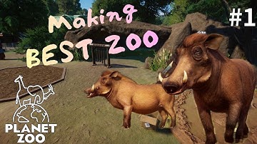 【Planet Zoo】 Warthog Wonders Begin!  Career Mode Ep.1