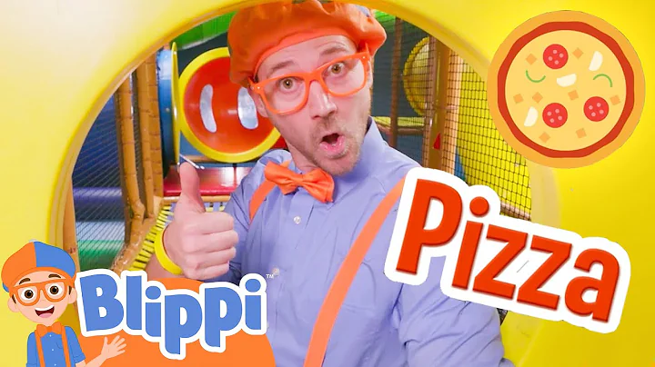 Blippi's Pizza Party at Billy Beez Indoor Playground! Educational Videos for Kids