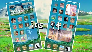 IOS 14 what&#39;s on my iphone SE 2020 + homescreen setup (studio ghibli themed)