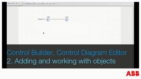 Compact Control Builder - Control Diagram Editor - Part 2. Adding and working with objects