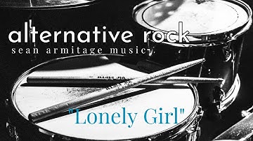 Drumless Backing Track Alt-Rock (90 BPM) "Lonely Girl"
