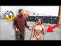 WEARING A BIKINI IN PUBLIC PRANK ON BOYFRIEND!!