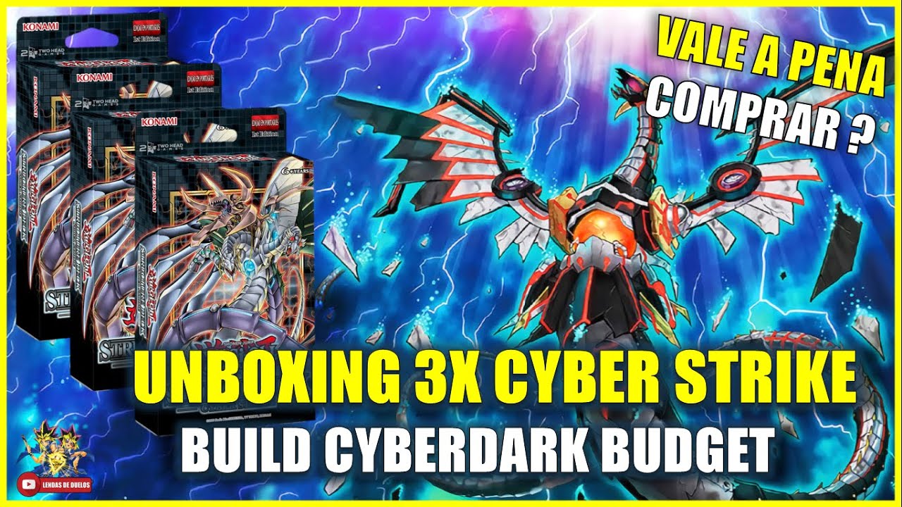 UNBOXING STRUCTURE DECK CYBER STRIKE VALE A PENA COMPRAR O CYBER