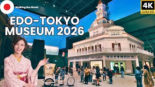 Japan's Edo-Tokyo Museum REOPENED - First Day FULL Tour [4K]