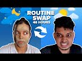 Work Besties Swap Morning & Night Routines | Aishwarya and Aniket | BuzzFeed India