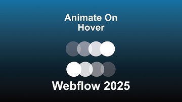Learn Webflow in 2025! Lesson 5 Interactions