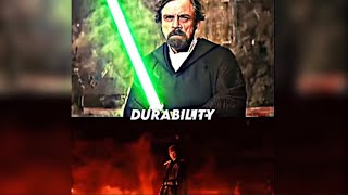 ROTS Anakin Skywalker VS Luke Skywalker All Forms #starwars #trending #viral #edit #vs #1v1 #blowup
