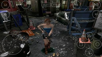 Android PlayStation1 PS1 Emulator FPse Resident Evil 3 - Nemesis Game Play