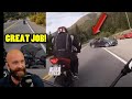 Learning what not to do by observing motorcycle mistakes