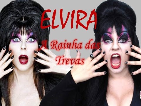 MAQUIAGEM DA ELVIRA A RAINHA DAS TREVAS - MAQUIAGEM ARTÍSTICA