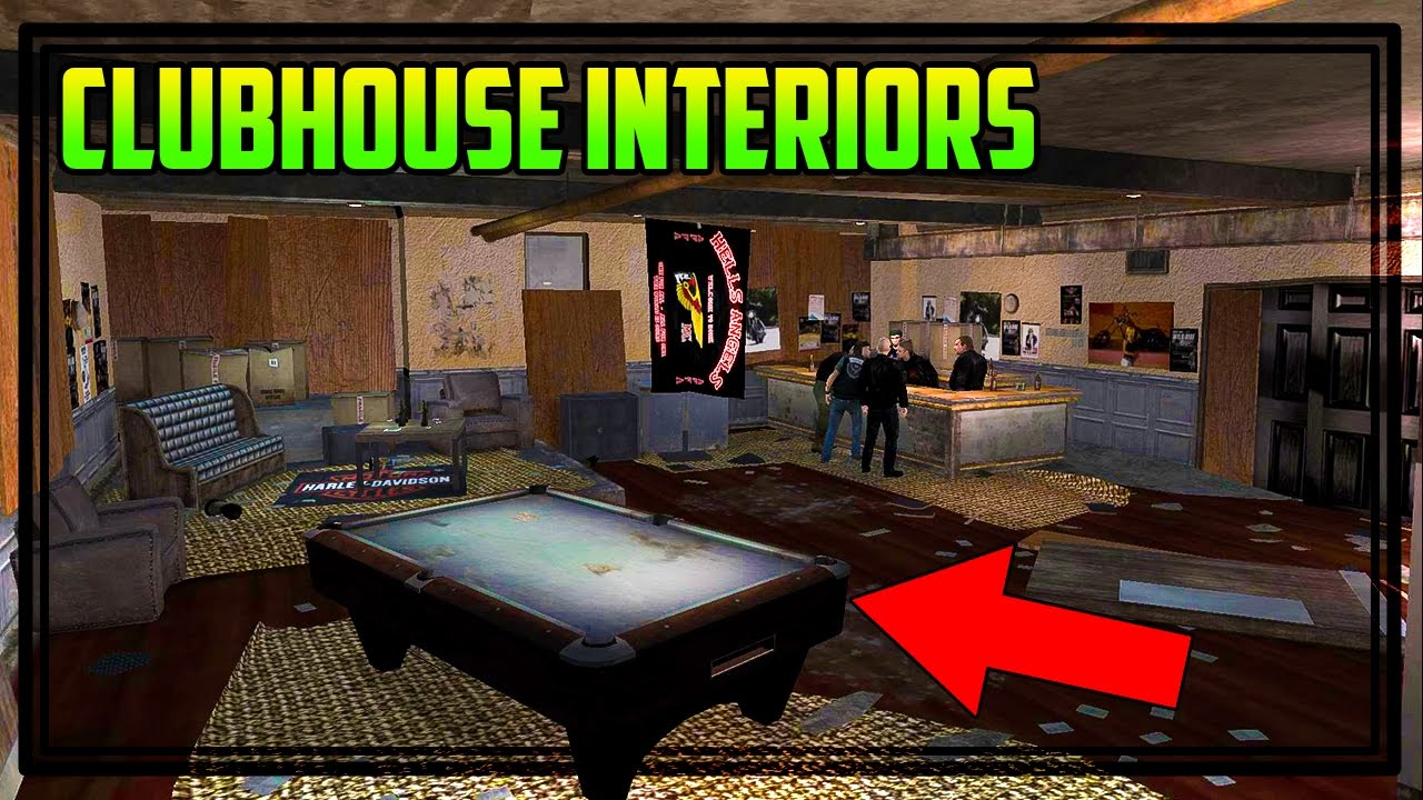 Gta 4 S Clubhouse Interiors What It Could Mean For The Bikers Dlc Gta Online Youtube