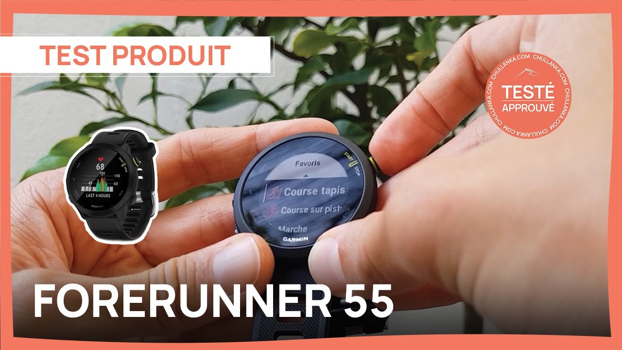 Montre GPS connectée : Test de la nouvelle Forerunner 55 de Garmin ! -  Ekosport le blog