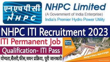 NHPC ITI Recruitment 2023