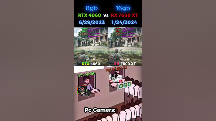 RTX 4060 vs RX 7600 XT #pc #pcbuilding #amd #gaming #gamingpc #gpu #graphicscard #cpu #nvidia #intel
