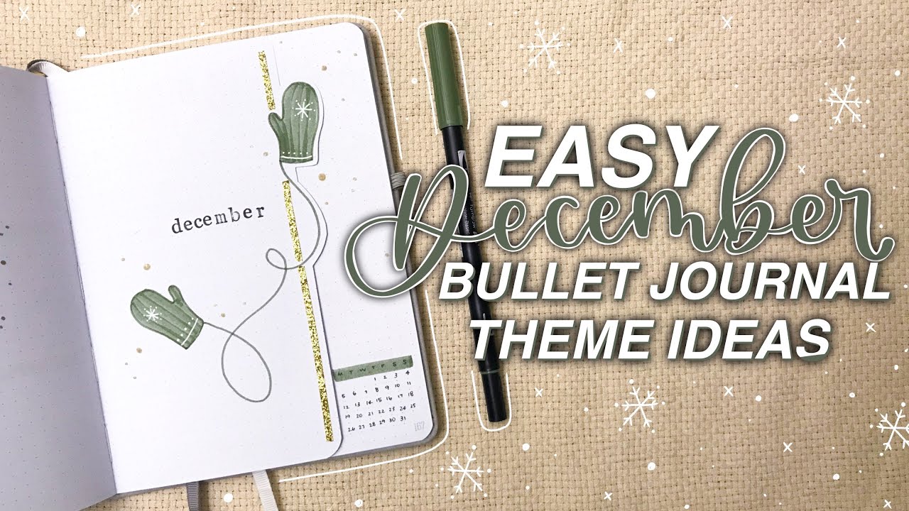 My December Bullet Journal Spreads - Bullet Planner Ideas