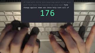 170 WPM on Semimak