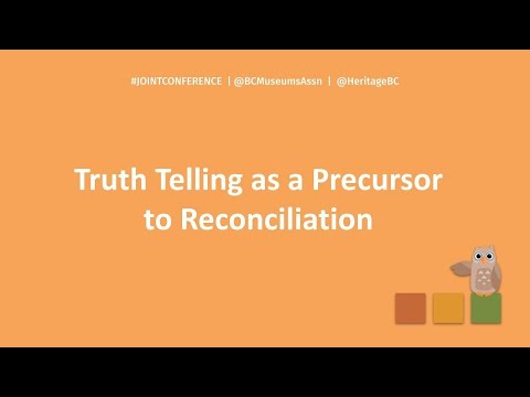 Truth Telling as a Precursor to Reconciliation