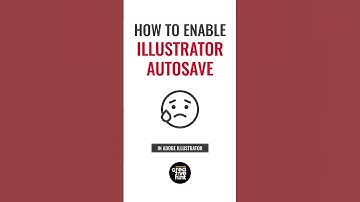 How to enable illustrator autosave in Adobe Illustrator.