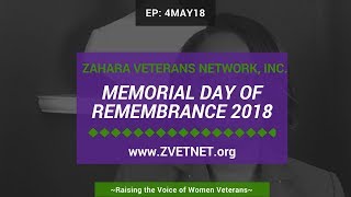 Memorial Day 2018, Zahara Veterans Network, Inc.