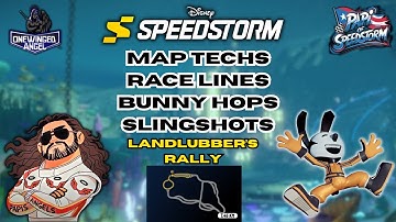 Atlantica V6 Map Techs | Bunny Hops & Slingshot Lines | Disney Speedstorm Pro Racing Guide