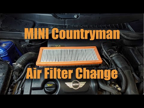 Engine Air Filter Replacement on a MINI Countryman