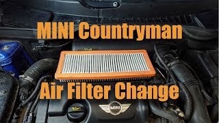 Engine Air Filter Replacement on a MINI Countryman