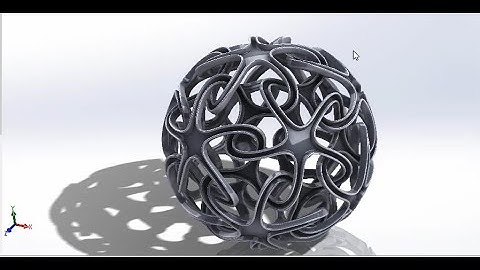 SOLIDWORKS [How to make a complex  ball in solidworks]